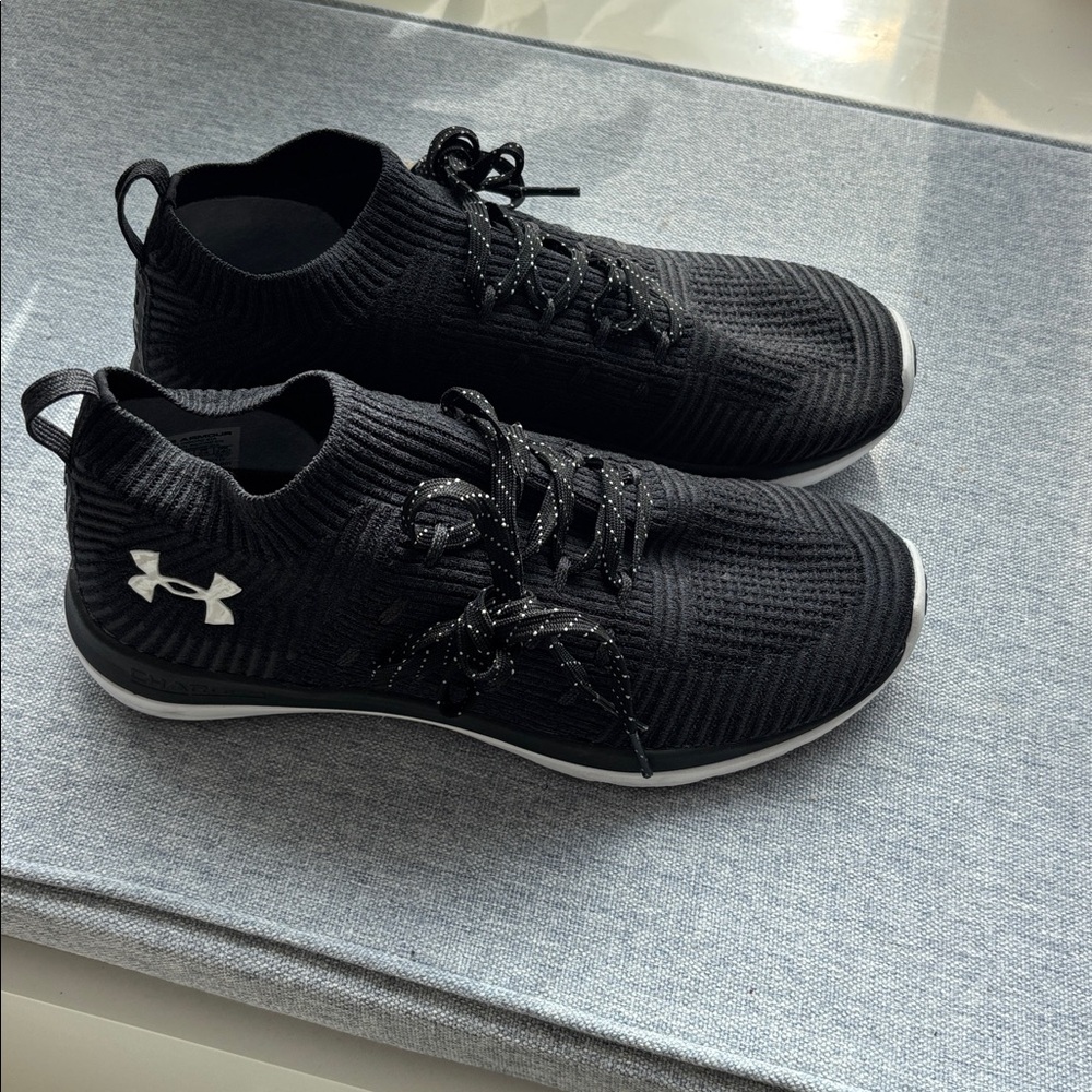 Under Armour Black Athletic Knit Shoes